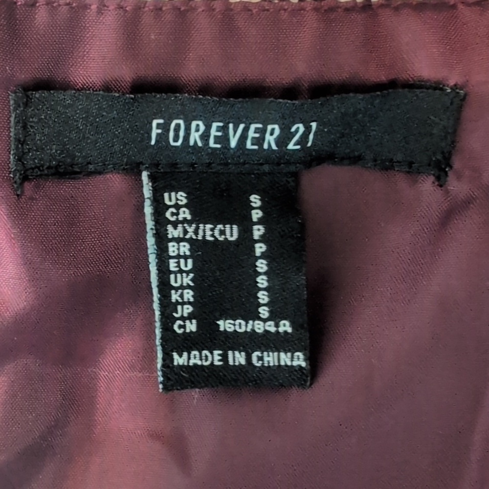 Plaid Burgundy Zip Up Dress NWOT - Picture 6 of 10